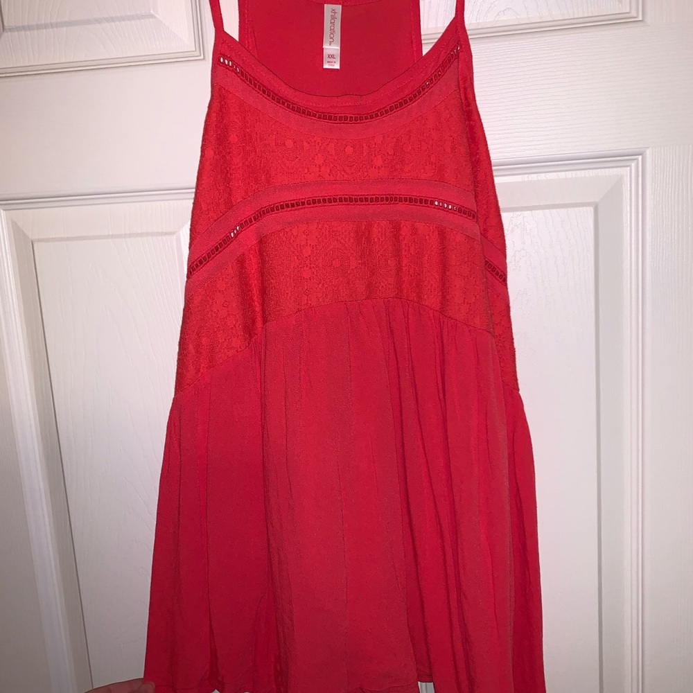 Racerback crochet tank